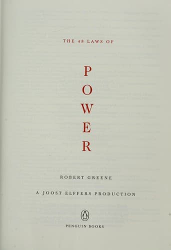 The 48 Laws of Power cover